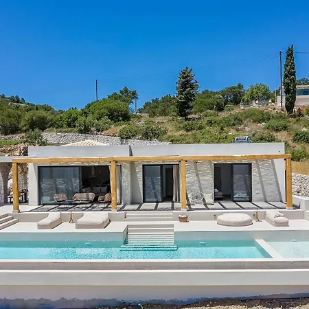 Suolo Di Gioia With Magnificent Sea View And Infinity Pool 18*4m Korithion