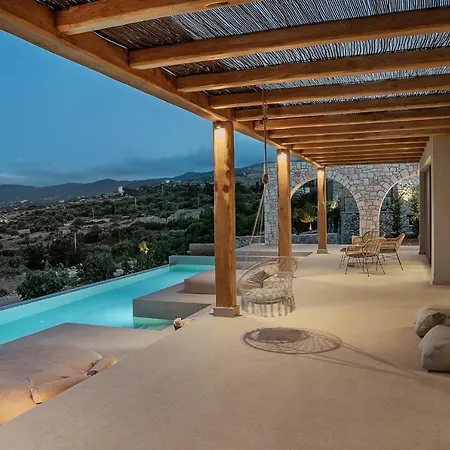 Suolo Di Gioia With Magnificent Sea View And Infinity Pool 18*4m * Korithion